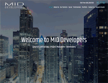 Tablet Screenshot of middevelopers.com